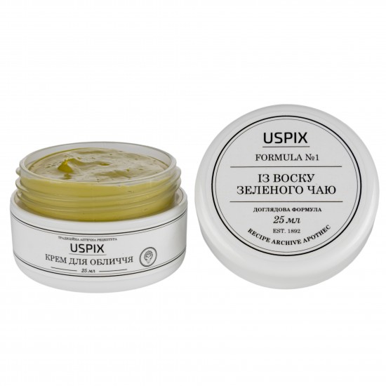 Крем для обличчя із воску зеленого чаю "Uspix"
